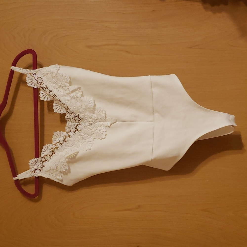 Women's White Bodysuit
